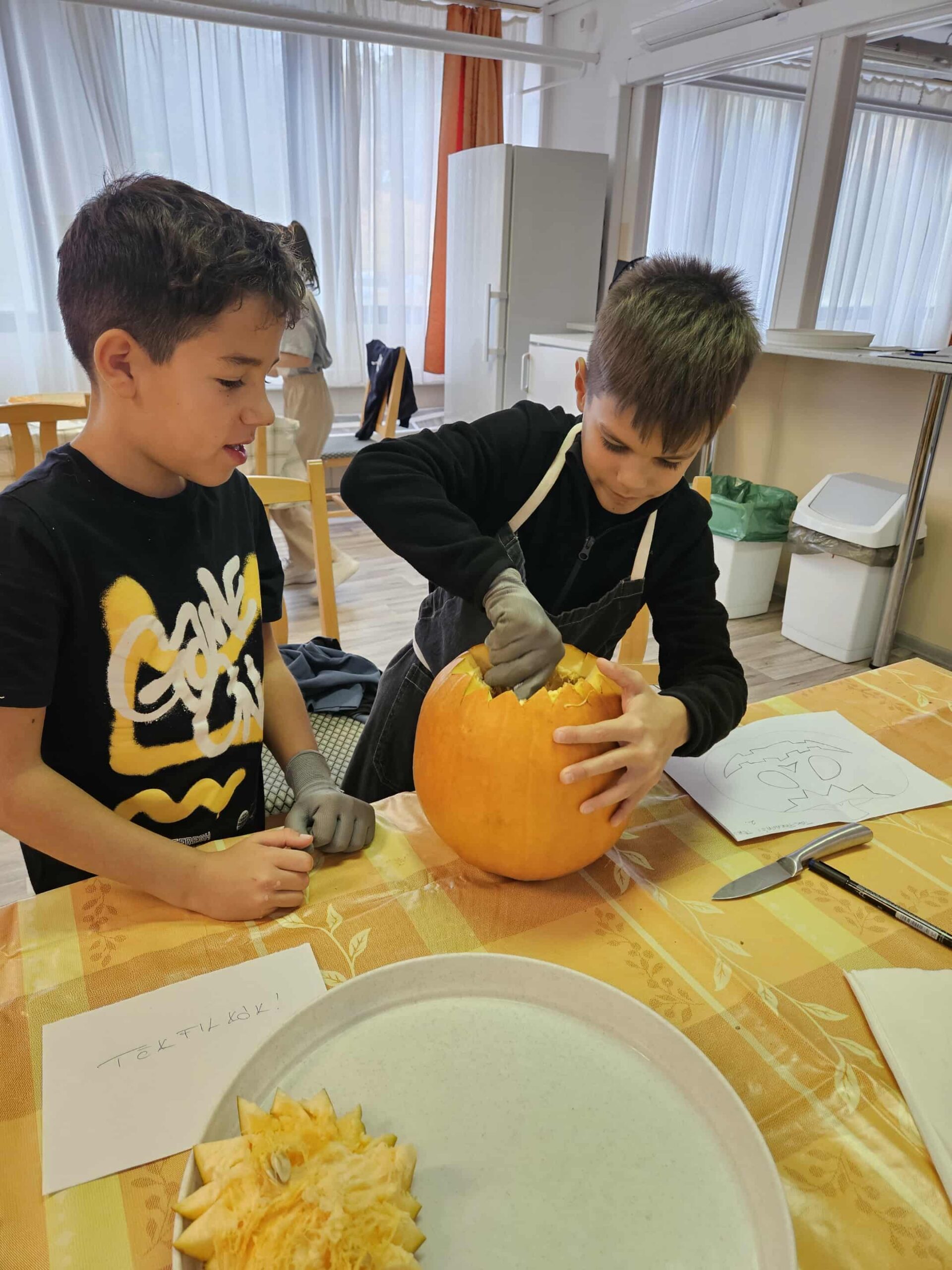 Tökfaragó verseny az Alapítványnál